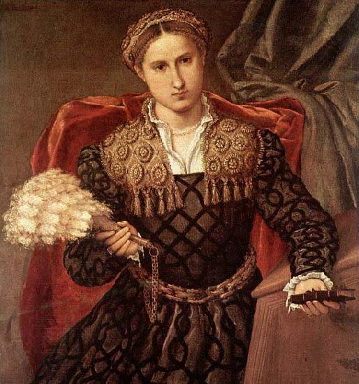 Lorenzo Lotto Portrait of Laura da Pola oil painting picture